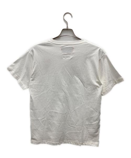 UNIVERSAL OVERALL（ユニバーサルオーバーオール）UNIVERSAL OVERALL (ユニバーサルオーバーオール) コラボプリントTシャツ ホワイト サイズ:S 未使用品の古着・服飾アイテム