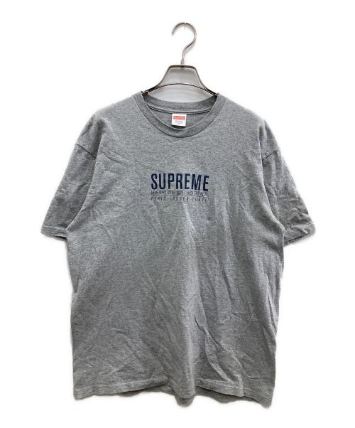 SUPREME（シュプリーム）Supreme (シュプリーム) Paris Tee/パリス　ティー グレー サイズ:Mの古着・服飾アイテム