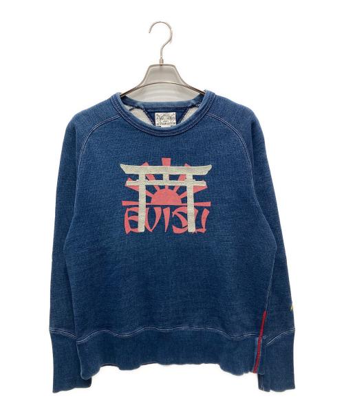 EVISU（エヴィス）EVISU (エヴィス) プリントスウェット インディゴ サイズ:44の古着・服飾アイテム