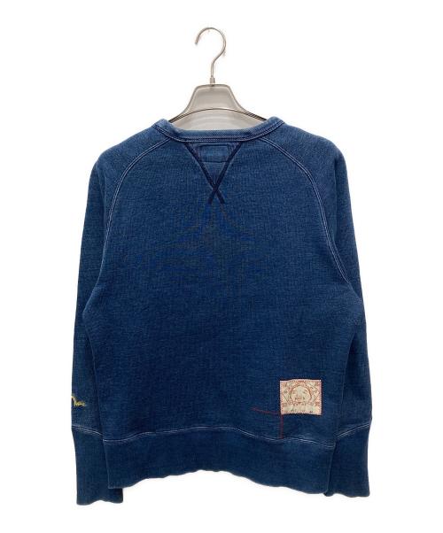EVISU（エヴィス）EVISU (エヴィス) プリントスウェット インディゴ サイズ:44の古着・服飾アイテム