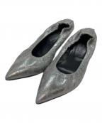 CORSO ROMA 9コルソローマノーヴェ）の古着「ポインテッドヒールシューズ」｜シルバー