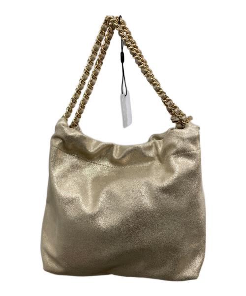 MARCO MASI（マルコマージ）MARCO MASI (マルコマージ) メタリックレザーチェーンバッグ アイボリー 未使用品の古着・服飾アイテム