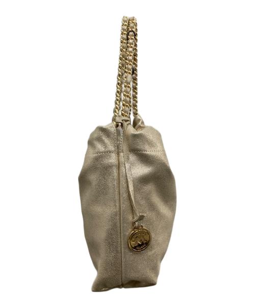 MARCO MASI（マルコマージ）MARCO MASI (マルコマージ) メタリックレザーチェーンバッグ アイボリー 未使用品の古着・服飾アイテム