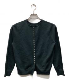 BALLSEY（ボールジィ）の古着「ウールポリエステルパールコンビ 2-wayプルオーバー」｜チャコールグレー