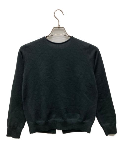 BALLSEY（ボールジィ）BALLSEY (ボールジィ) ウールポリエステルパールコンビ 2-wayプルオーバー チャコールグレー サイズ:Mの古着・服飾アイテム