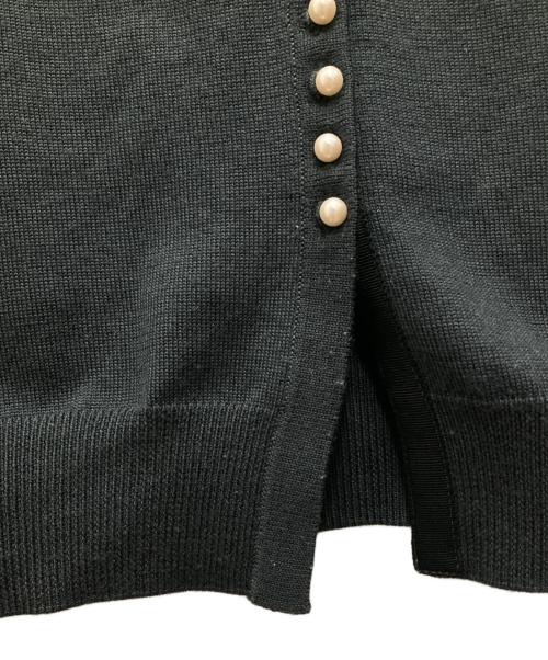 BALLSEY（ボールジィ）BALLSEY (ボールジィ) ウールポリエステルパールコンビ 2-wayプルオーバー チャコールグレー サイズ:Mの古着・服飾アイテム