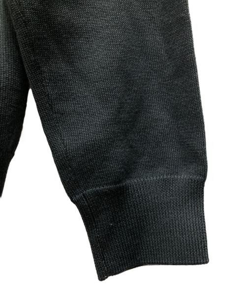 BALLSEY（ボールジィ）BALLSEY (ボールジィ) ウールポリエステルパールコンビ 2-wayプルオーバー チャコールグレー サイズ:Mの古着・服飾アイテム