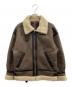 ALPHA（アルファ）の古着「B-3フェイクムートンジャケット」｜ブラウン