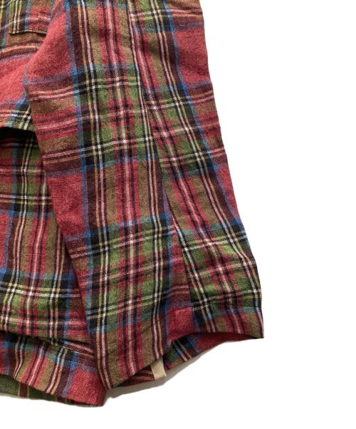 NIGEL CABOURN（ナイジェルケーボン）NIGEL CABOURN (ナイジェルケーボン) リネンチェックジャケット グリーン サイズ:46の古着・服飾アイテム