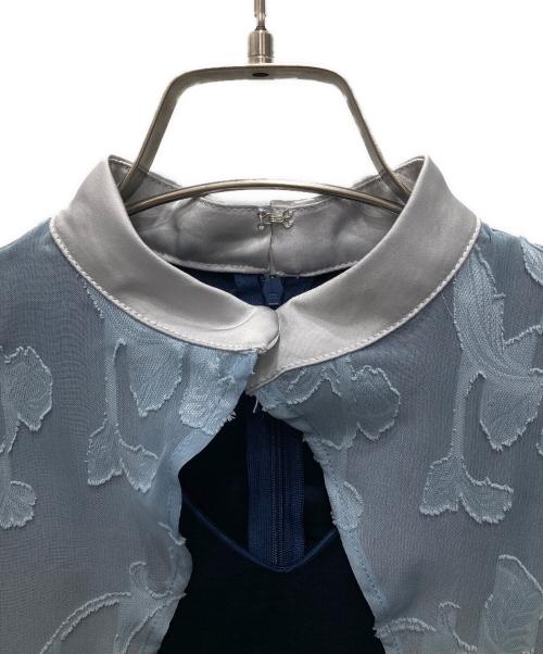 sahara（サハラ）sahara (サハラ) ドッキングワンピース ネイビー サイズ:表記無し(実寸ご確認ください）の古着・服飾アイテム