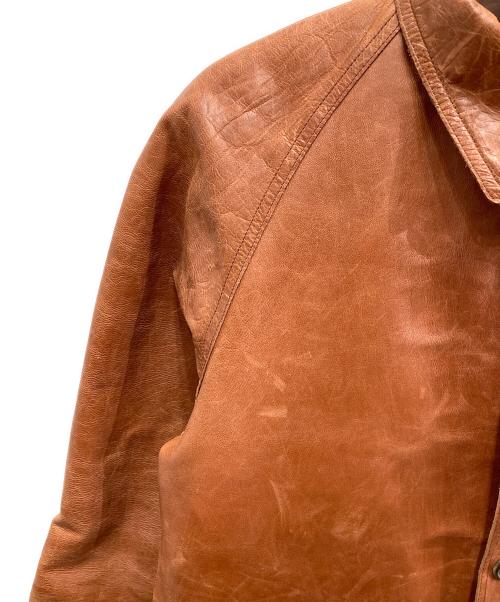 PAUL SMITH（ポールスミス）Paul Smith (ポールスミス) レザージャケット ブラウン サイズ:Mの古着・服飾アイテム