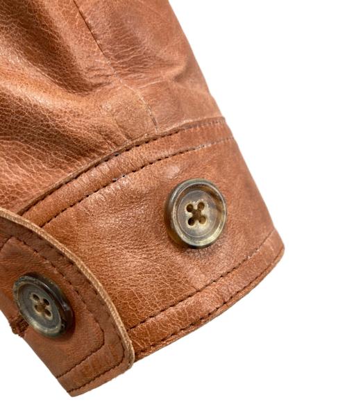 PAUL SMITH（ポールスミス）Paul Smith (ポールスミス) レザージャケット ブラウン サイズ:Mの古着・服飾アイテム