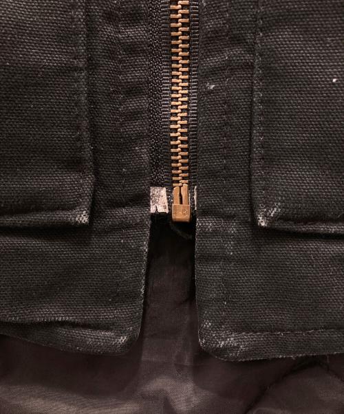 CarHartt（カーハート）CarHartt (カーハート) ダックベスト ブラック サイズ:表記無し(実寸ご確認ください）の古着・服飾アイテム