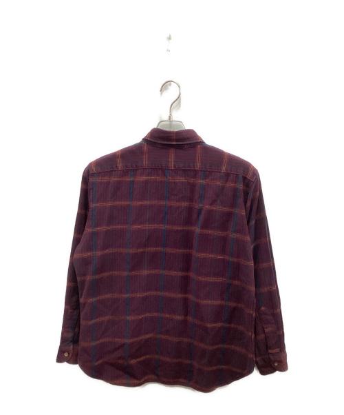 PENDLETON（ペンドルトン）PENDLETON (ペンドルトン) 70's ウールチェックBDシャツ ボルドー サイズ:XLの古着・服飾アイテム
