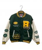 BEN DAVISベンデイビス）の古着「スタジャン」｜グリーン