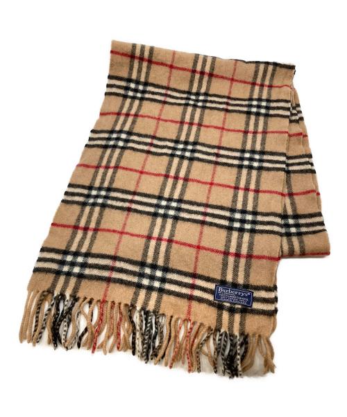 Burberry's（バーバリー）Burberry's (バーバリーズ) ノヴァチェック柄ラムズウール マフラー ブラウンの古着・服飾アイテム