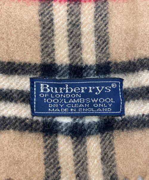 Burberry's（バーバリー）Burberry's (バーバリーズ) ノヴァチェック柄ラムズウール マフラー ブラウンの古着・服飾アイテム