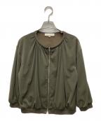 自由区ジユウク）の古着「ソフティーチュール ブルゾン」｜オリーブ