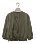 自由区 (ジユウク) ソフティーチュール ブルゾン オリーブ サイズ:38：4000円