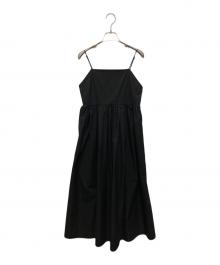 emmi wellness&oneness（エミ ウェルネス アンド ワンネス）の古着「キャミソールワンピース」｜ブラック