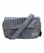 PORTERポーター）の古着「ショルダーバッグ」｜ホワイト×ブルー