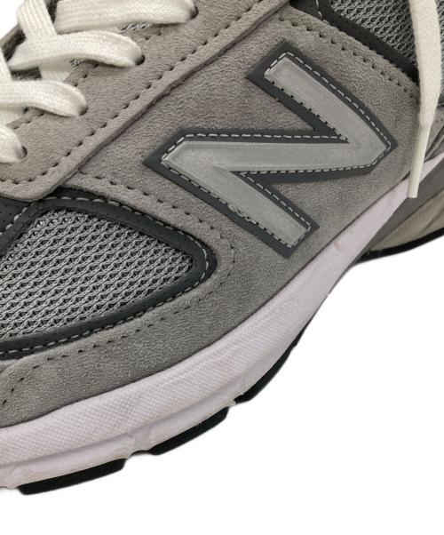 NEW BALANCE（ニューバランス）NEW BALANCE (ニューバランス) 990V5ローカットスニーカー グレー サイズ:27の古着・服飾アイテム