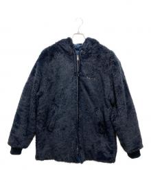 SUPREME（シュプリーム）の古着「Reversible Sherpa Work Parka/リバーシブル シェルパ ワーク パーカー」｜ネイビー