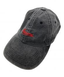 SUPREME（シュプリーム）の古着「Script Logo Fitted 6-Panel」｜ブラック