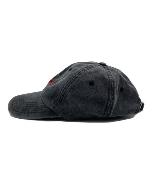 SUPREME（シュプリーム）SUPREME (シュプリーム) Script Logo Fitted 6-Panel ブラックの古着・服飾アイテム
