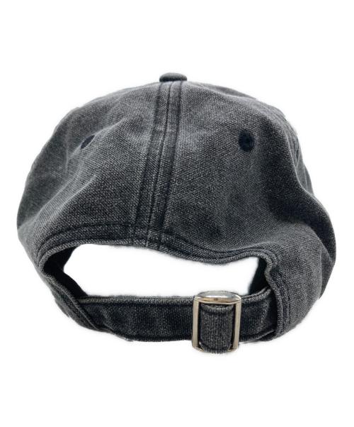 SUPREME（シュプリーム）SUPREME (シュプリーム) Script Logo Fitted 6-Panel ブラックの古着・服飾アイテム