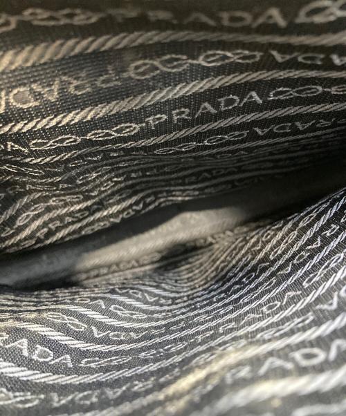 PRADA（プラダ）PRADA (プラダ) エナメルト―トバッグ ブラックの古着・服飾アイテム