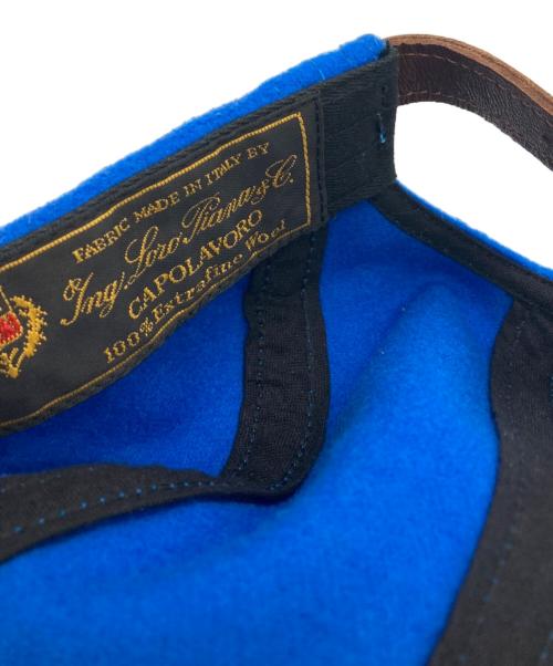 SUPREME（シュプリーム）Supreme (シュプリーム) 20AW Loro Piana Wool Camp Cap ブルーの古着・服飾アイテム