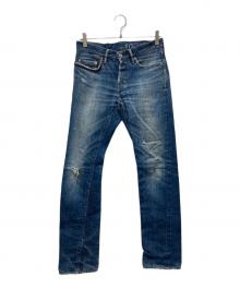 Hysteric Glamour（ヒステリックグラマー）の古着「スタッズデニムパンツ」｜インディゴ