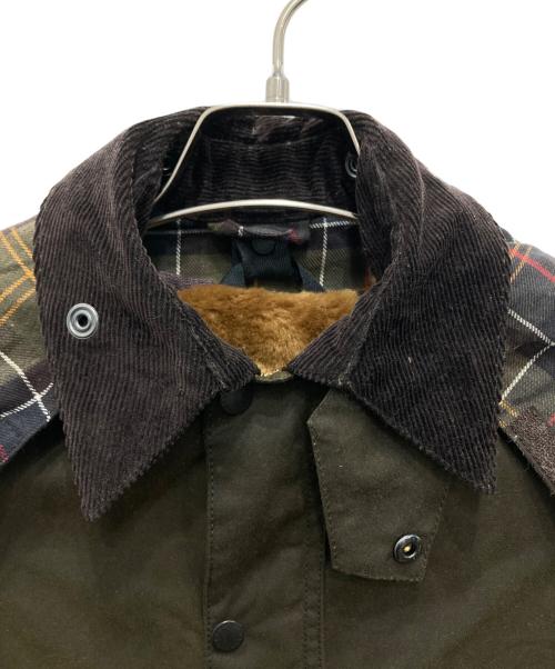 Barbour（バブアー）Barbour (バブアー) KIDSフードライナー付オイルドジャケット カーキ サイズ:Mの古着・服飾アイテム