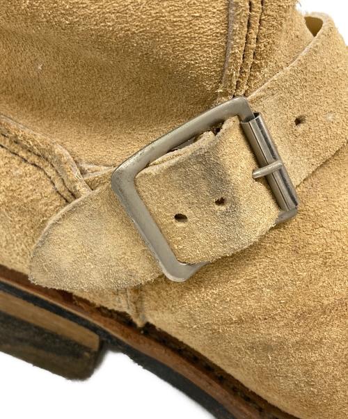 RED WING（レッドウィング）RED WING (レッドウィング) スウェードエンジニアブーツ ベージュ サイズ:5の古着・服飾アイテム