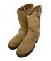 RED WING（レッドウィング）の古着「スウェードエンジニアブーツ」｜ベージュ