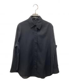 theory（セオリー）の古着「Wool Voile Classic Menswear Shirt」｜ブラック