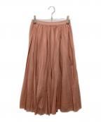 ANAYIアナイ）の古着「ハイツイストボイルプリーツスカート」｜ピンク