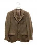 POLO RALPH LAURENポロ・ラルフローレン）の古着「ヘリンボーン3Bテーラードジャケット」｜ブラウン