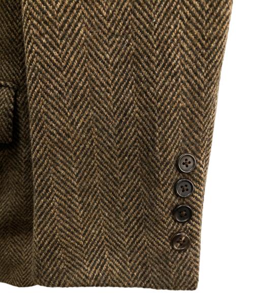 POLO RALPH LAUREN（ポロ・ラルフローレン）POLO RALPH LAUREN (ポロ・ラルフローレン) ヘリンボーン3Bテーラードジャケット ブラウン サイズ:C92の古着・服飾アイテム