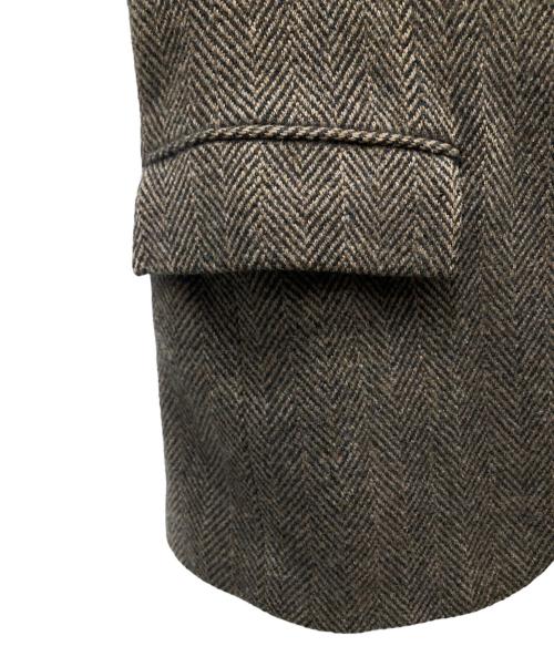 POLO RALPH LAUREN（ポロ・ラルフローレン）POLO RALPH LAUREN (ポロ・ラルフローレン) ヘリンボーン3Bテーラードジャケット ブラウン サイズ:C92の古着・服飾アイテム