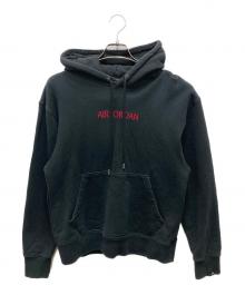 JORDAN（ジョーダン）の古着「Air Jdn Fleece L/S Hoodie」｜ブラック