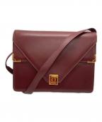 Cartierカルティエ）の古着「ショルダーバッグ」｜ボルドー