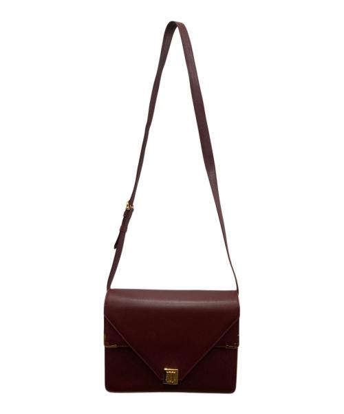 Cartier（カルティエ）Cartier (カルティエ) ショルダーバッグ ボルドーの古着・服飾アイテム