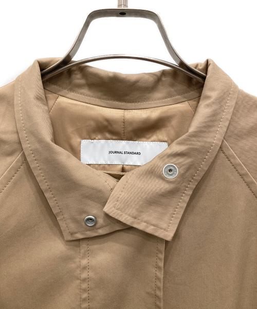 JOURNAL STANDARD（ジャーナルスタンダード）JOURNAL STANDARD (ジャーナルスタンダード) スタンドカラーテントコート ベージュ サイズ:36の古着・服飾アイテム