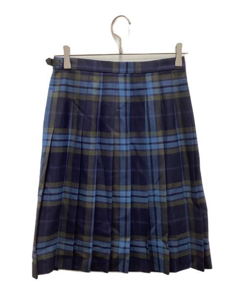 O'NEIL OF DUBLIN（オニールオブダブリン）O'NEIL OF DUBLIN (オニールオブダブリン) チェック柄ラップスカート ブルー サイズ:8の古着・服飾アイテム
