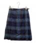 O'NEIL OF DUBLIN（オニールオブダブリン）の古着「チェック柄ラップスカート」｜ブルー