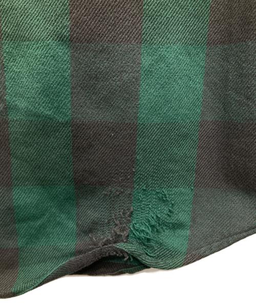 OSH KOSH B'gosh（オシュコシュ ビゴッシュ）OSH KOSH B'gosh (オシュコシュ ビゴッシュ) ヴィンt-ジチェックシャツ グリーン×ベージュ サイズ:Lの古着・服飾アイテム