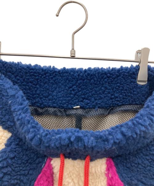 NATAL DESIGN（ネイタルデザイン）NATAL DESIGN (ネイタルデザイン) ボアハーフパンツ ベージュ×ネイビー サイズ:Sの古着・服飾アイテム