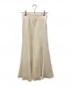 Snidelスナイデル）の古着「エスカルゴナロースカート」｜アイボリー